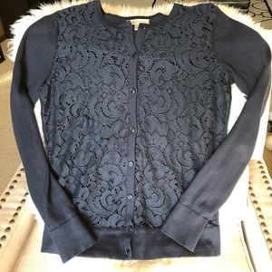 Loft lace cardigan